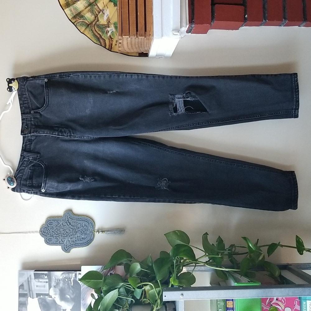 Wild Fable Black Mom Jeans Size 8